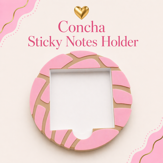 Concha Sticky notes Holder