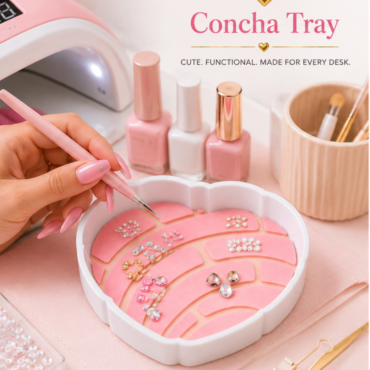 Concha Trinket Tray ,Jewelry Dish, Cute Desk Decor