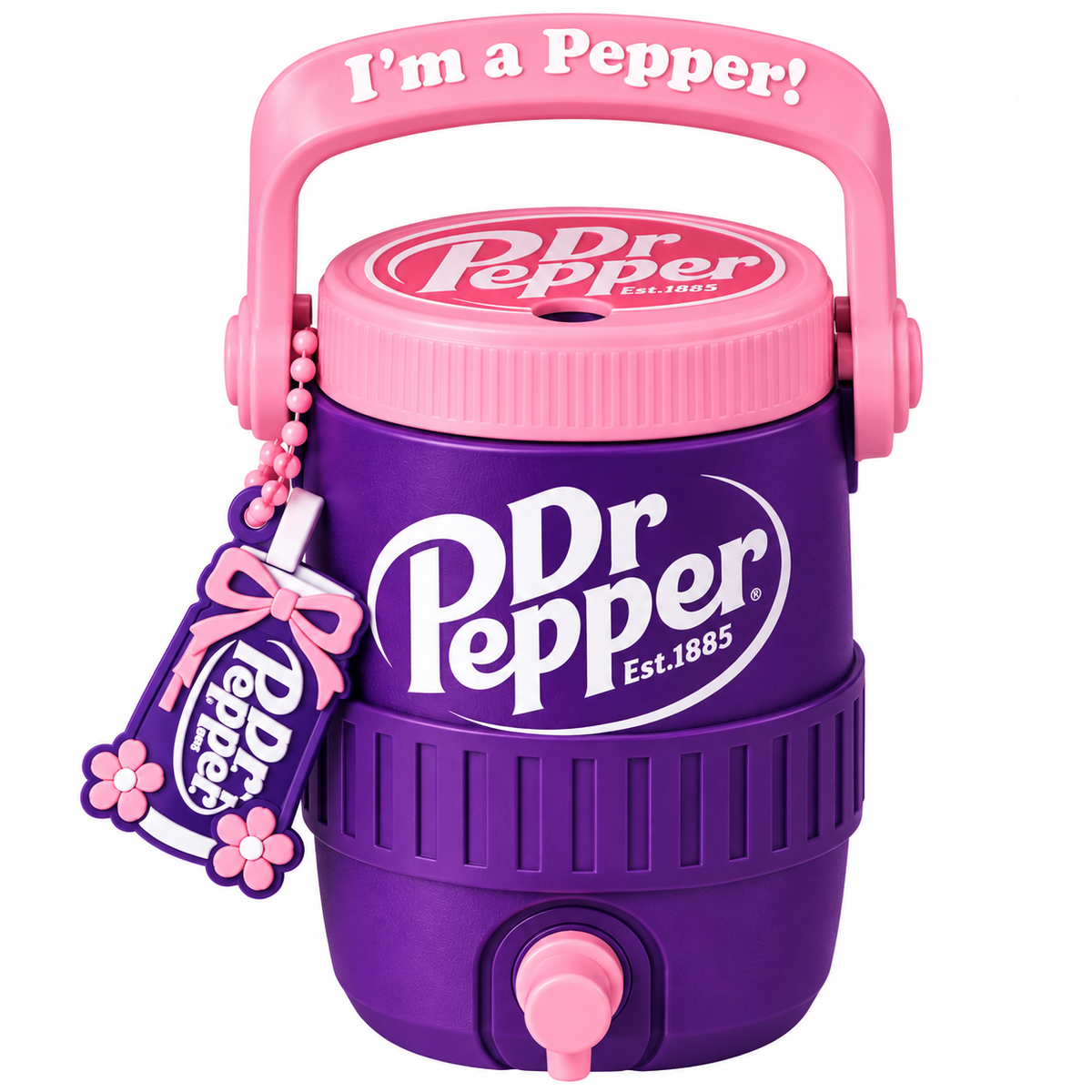 Dr. Pepper soda can Holder