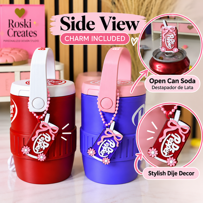 Dr. Pepper soda can Holder