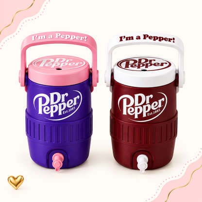 Dr. Pepper soda can Holder