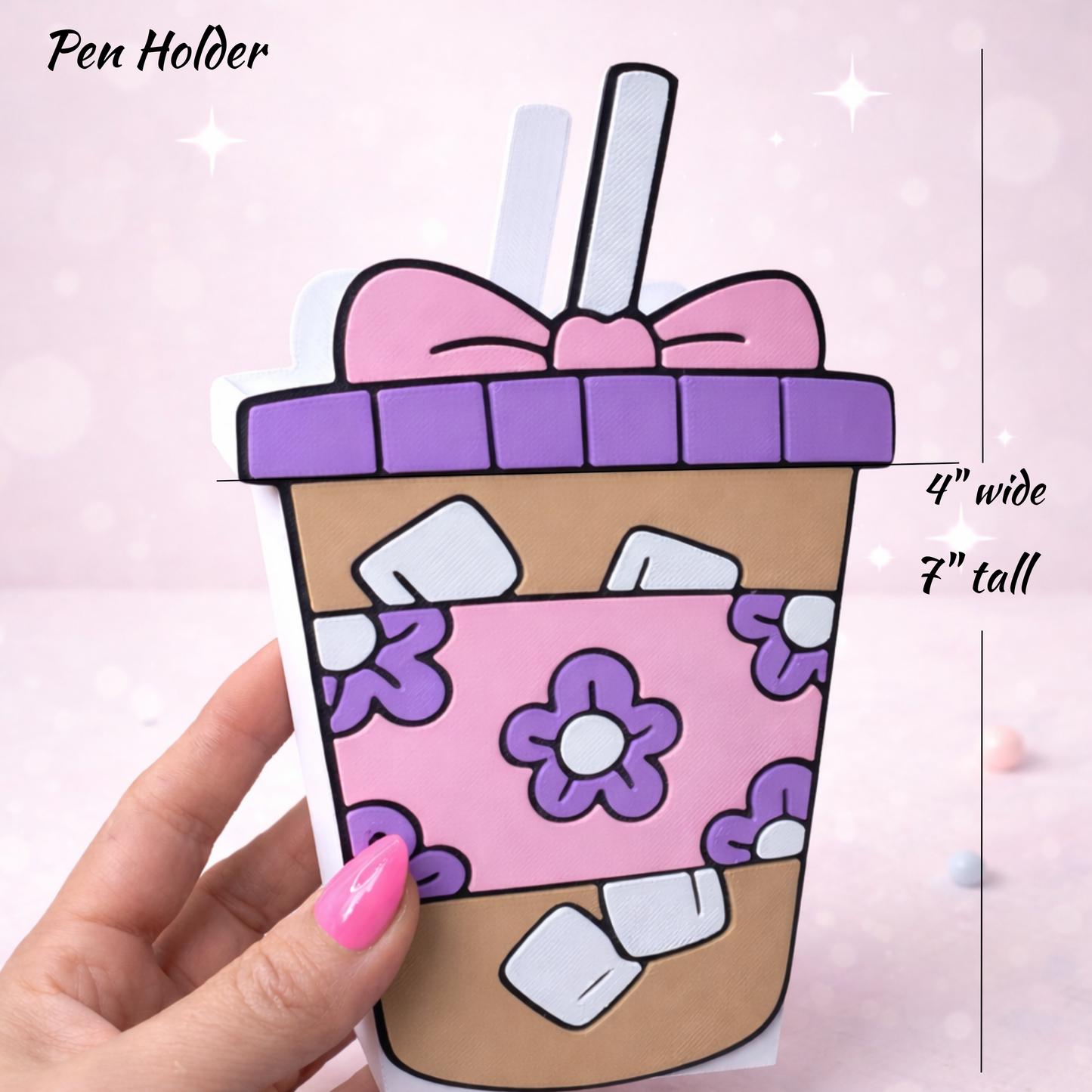 Coffee latte Pen holder