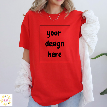 Create Your Own Shirt  Custom Design Tee Upload Your Design