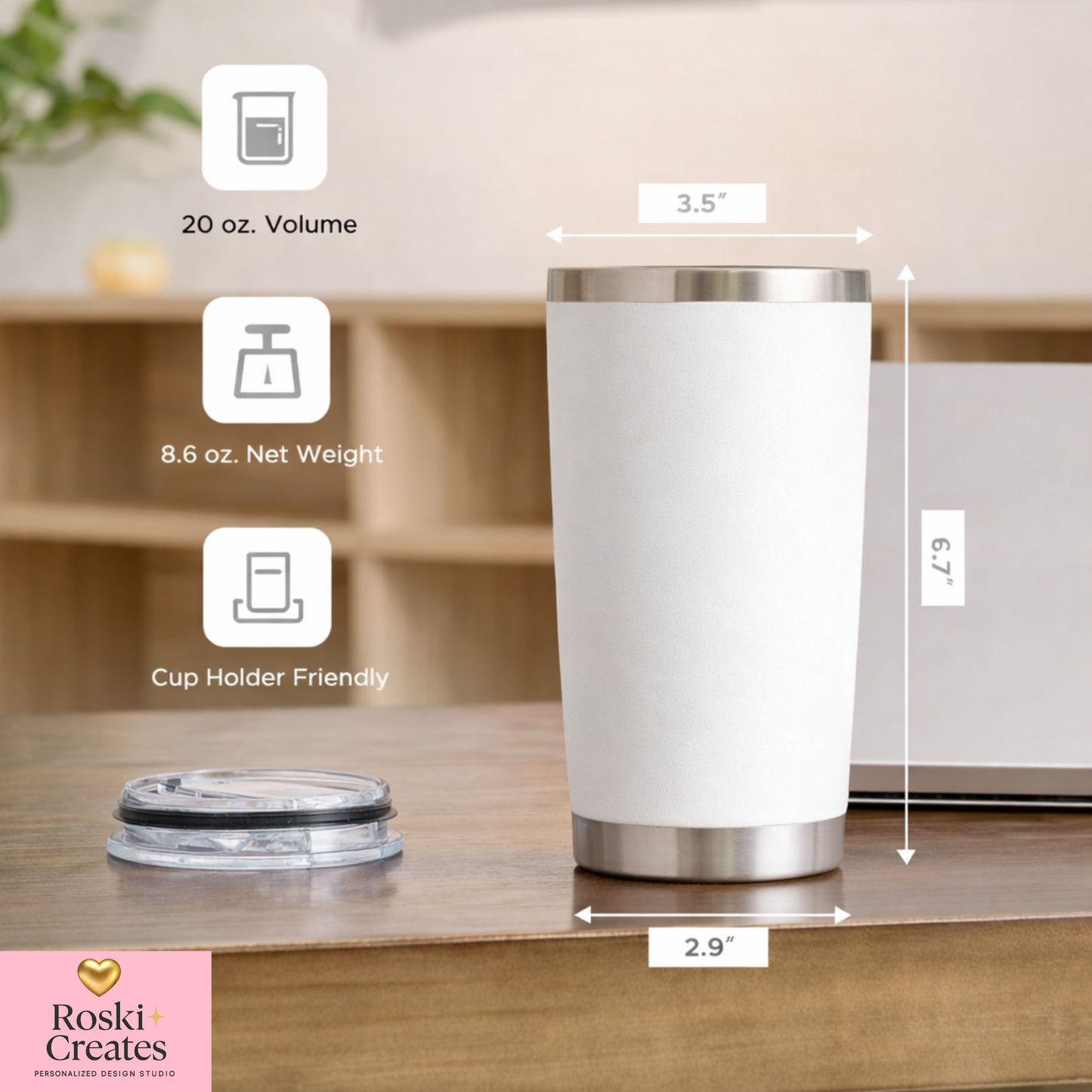 Personalized Laser Engraved Tumbler (20oz)