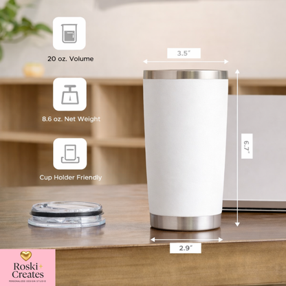 Personalized Laser Engraved Tumbler (20oz)